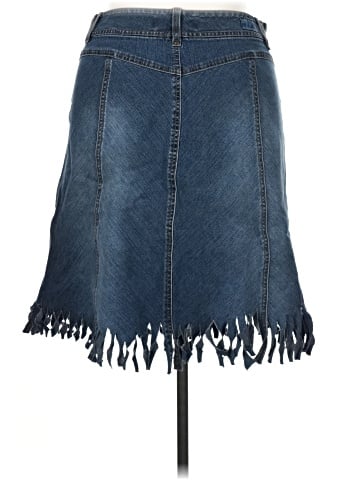 Bandolino Denim Skirt (view 2)
