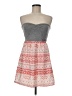 Roxy Hearts Gray Casual Dress Size M - photo 1