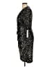 Calvin Klein Metallic Silver Cocktail Dress Size 14 - photo 5
