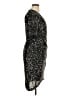 Calvin Klein Metallic Silver Cocktail Dress Size 14 - photo 4