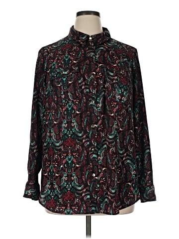 Dana Buchman Long Sleeve Blouse (view 1)