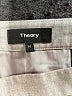 Theory Solid Tan Gray Wool Skirt Size 10 - photo 4