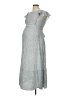 Seraphine 100% Viscose Silver Teal Casual Dress Size 2 Maternity - photo 1