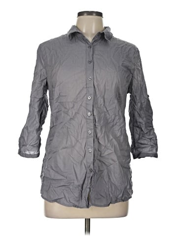 Forever 21 3/4 Sleeve Button-Down Shirt (view 1)