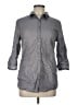 Forever 21 Gray 3/4 Sleeve Button-Down Shirt Size L - photo 1