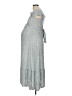 Seraphine 100% Viscose Silver Teal Casual Dress Size 2 Maternity - photo 5