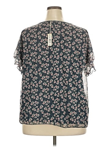 Max Studio Short Sleeve Blouse (view 2)