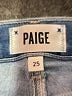 Paige Blue Denim Shorts Size 25 waist - photo 3