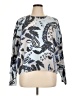 Ann Taylor Paisley Blue Pullover Sweater Size XL - photo 1