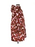 Lands' End 100% Polyester Floral Brown Coat Size M (tall) - photo 4