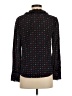 J.Crew 100% Silk Black Long Sleeve Silk Top Size 0 - photo 2