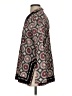 MICHAEL Michael Kors 100% Cotton Black Brown Long Sleeve Blouse Size S - photo 5