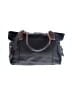 Nino Bossi 100% Leather Color Block Black Tote One size - photo 1