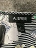 A. Byer 100% Polyester Floral Gray Short Sleeve Blouse Size S - photo 7