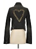 Free People Black Denim Jacket Size S - photo 2