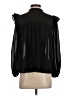 MNG Black Long Sleeve Blouse Size 2 - photo 2