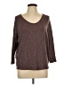Jolie Brown Pullover Sweater Size L - photo 1