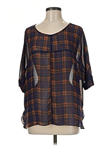 Topshop 3/4 Sleeve Blouse (view 1)