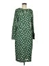 Boden 100% Polyester Polka Dots Green Casual Dress Size 8r - photo 1
