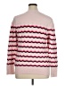 Tommy Hilfiger 100% Cotton Chevron-herringbone Pink Pullover Sweater Size XL - photo 2