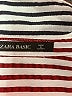 Zara Basic Stripes Ivory Black Long Sleeve Button-Down Shirt Size S - photo 7