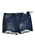 Maurices Blue Denim Shorts Size 24 waist - photo 1