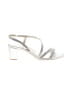 Naturalizer Silver Sandals Size 12 - photo 1