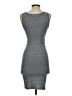 Leith Solid Gray Casual Dress Size XXS - photo 2