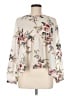 Unbranded 100% Polyester Ivory Long Sleeve Blouse Size M - photo 1