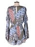 Lush Paisley Blue Romper Size M - photo 2