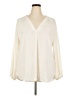 Ann Taylor Ivory Long Sleeve Polo Size XXL - photo 1
