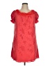 Perceptions Red Casual Dress Size 14 - photo 1