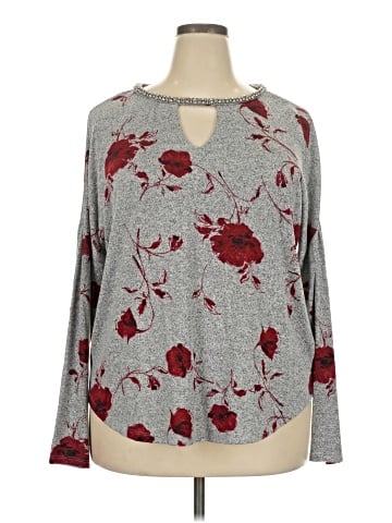 Jennifer Lopez Long Sleeve Top (view 1)
