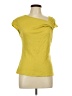 Max Studio Yellow Short Sleeve Top Size L - photo 1