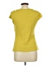 Max Studio Yellow Short Sleeve Top Size L - photo 2