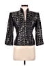 JS Collections Metallic Black Blazer Size 6 - photo 1