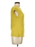 Max Studio Yellow Short Sleeve Top Size L - photo 4