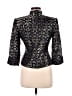 JS Collections Metallic Black Blazer Size 6 - photo 2