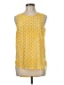 MICHAEL Michael Kors Yellow Sleeveless Blouse Size M - photo 1