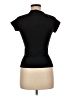 Zara Solid Black Short Sleeve Turtleneck Size M - photo 2