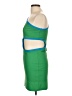 Mango Color Block Green Cocktail Dress Size L - photo 5