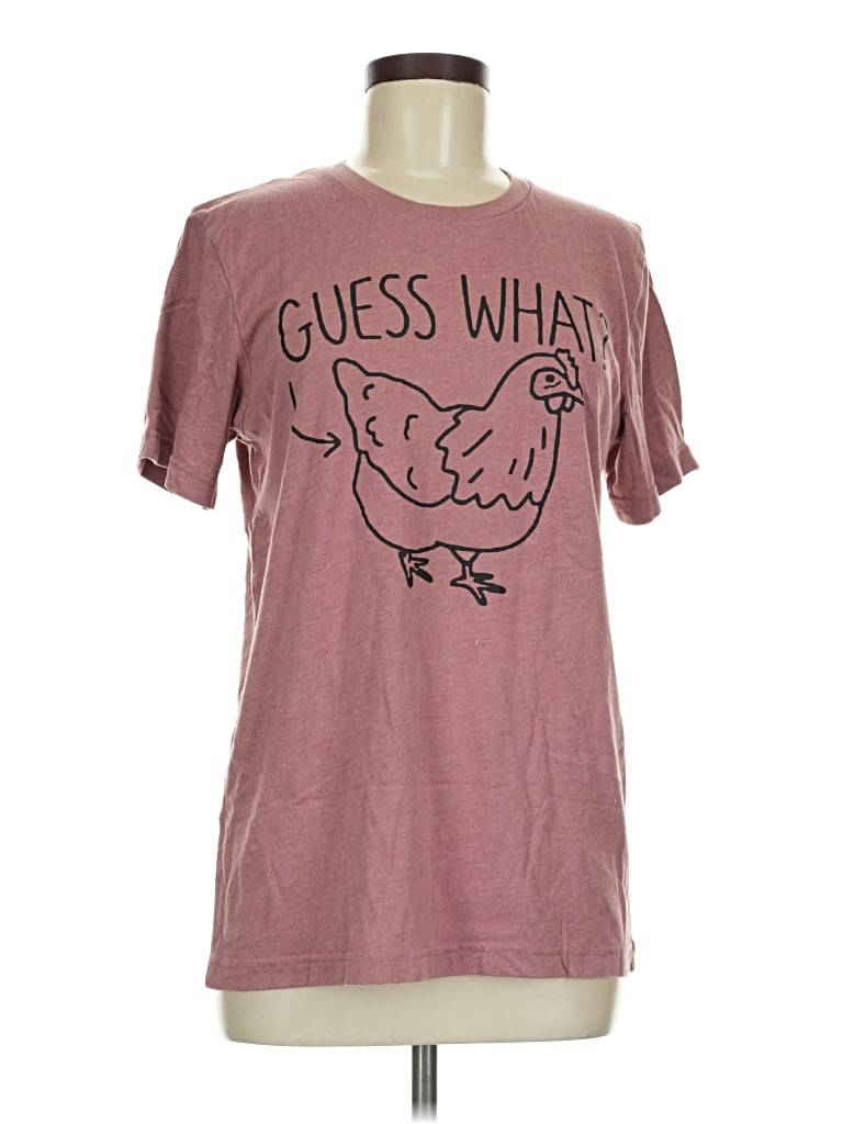 Pre-owned Bella+canvas Short Sleeve T-shirt In Pink