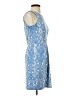 J. McLaughlin Paisley Blue Cocktail Dress Size XS - photo 4