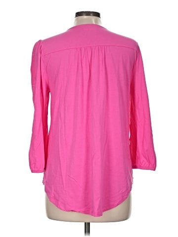 Lands' End 3/4 Sleeve Blouse (view 2)