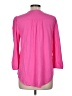 Lands' End Pink 3/4 Sleeve Blouse Size M - photo 2