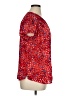Fun2Fun 100% Polyester Hearts Red Short Sleeve Blouse Size 1X - photo 4