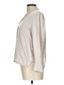 Old Navy 100% Cotton Gray Long Sleeve Blouse Size L - photo 5