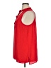 Halogen 100% Polyester Red Sleeveless Blouse Size XL - photo 5