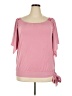 Monteau Pink Short Sleeve Blouse Size 2X - photo 1
