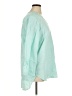 L.L.Bean 100% Linen Teal 3/4 Sleeve Blouse Size XL - photo 4